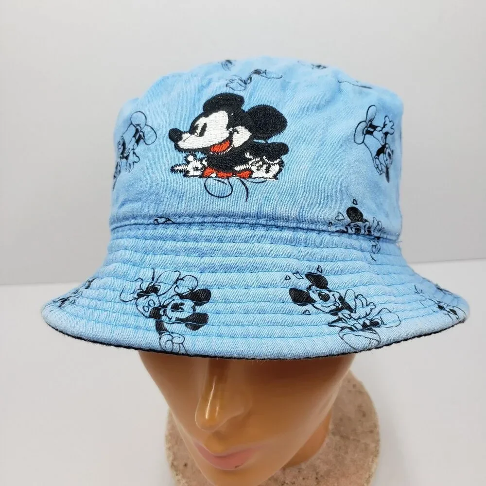 Vintage Disney Mickey Mouse Reversible Bucket Hat